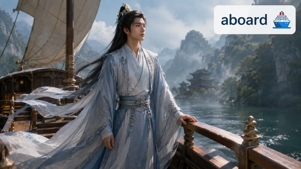 aboard 古风语义配图