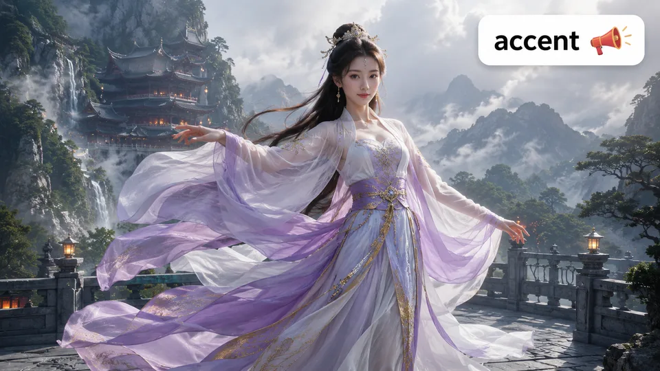 accent 古风语义配图