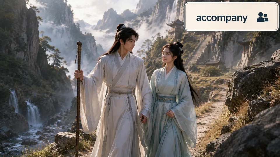 accompany 古风语义配图