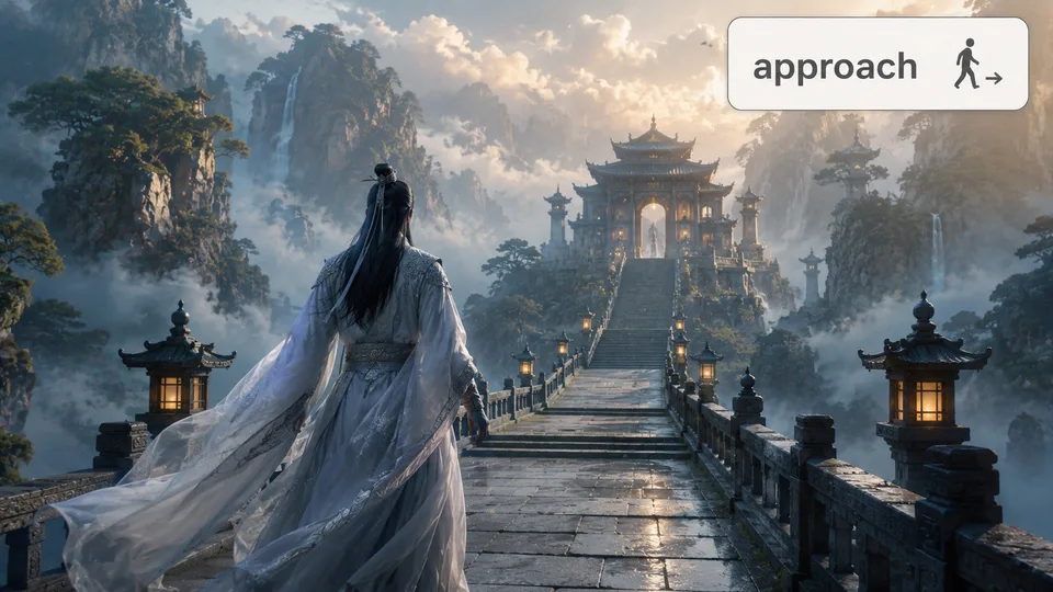 approach 古风语义配图