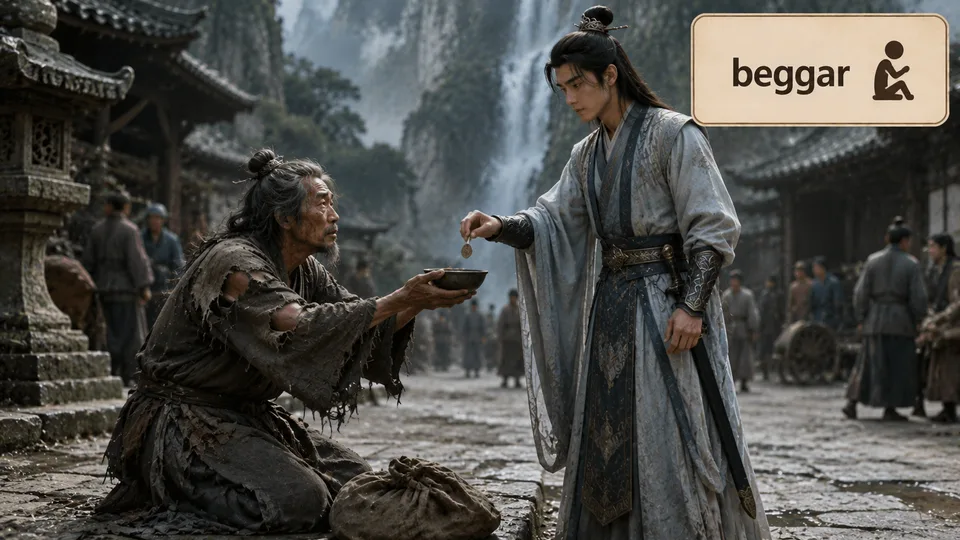 beggar 古风语义配图
