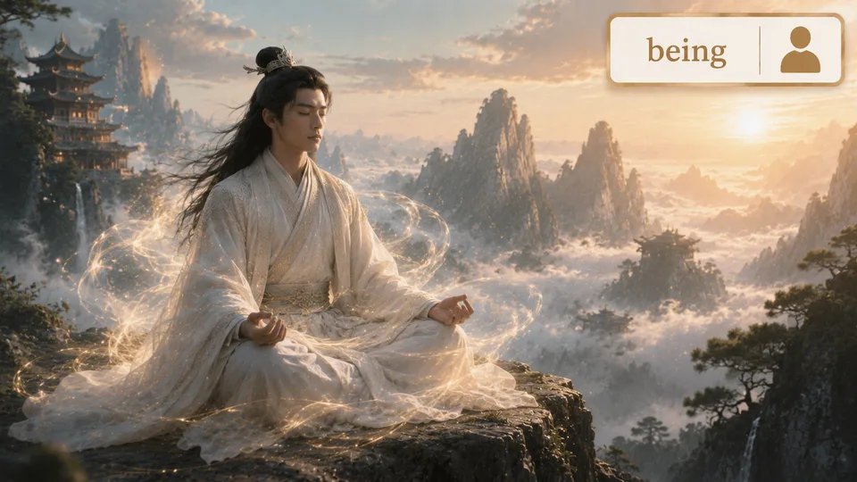 being 古风语义配图