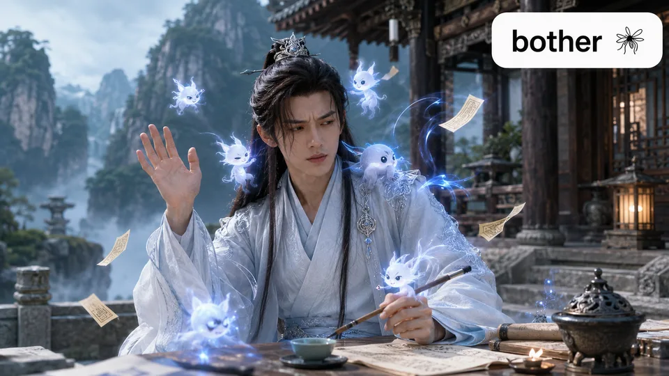 bother 古风语义配图