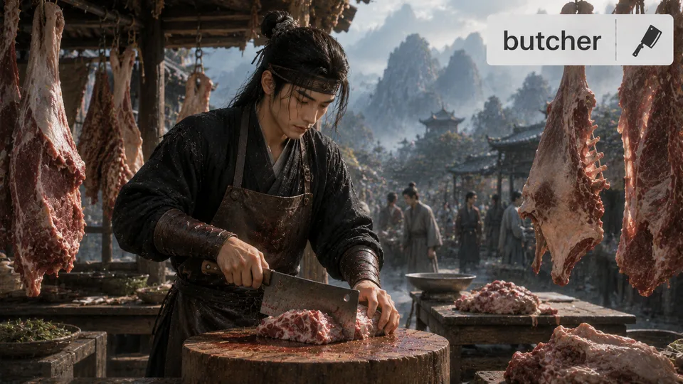 butcher 古风语义配图