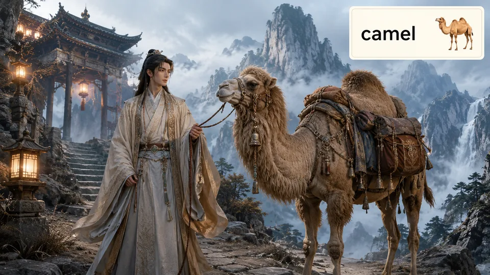 camel 古风语义配图