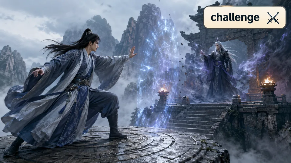 challenge 古风语义配图