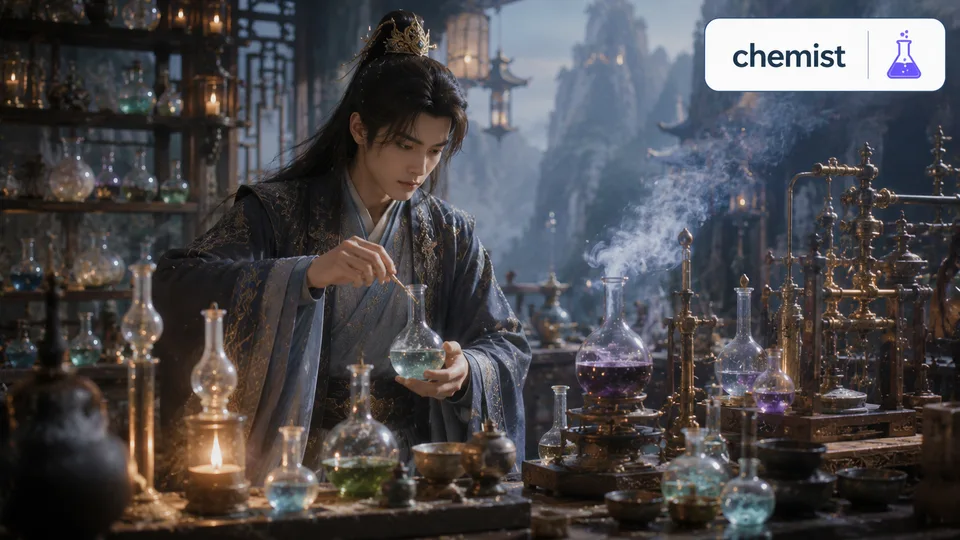 chemist 古风语义配图