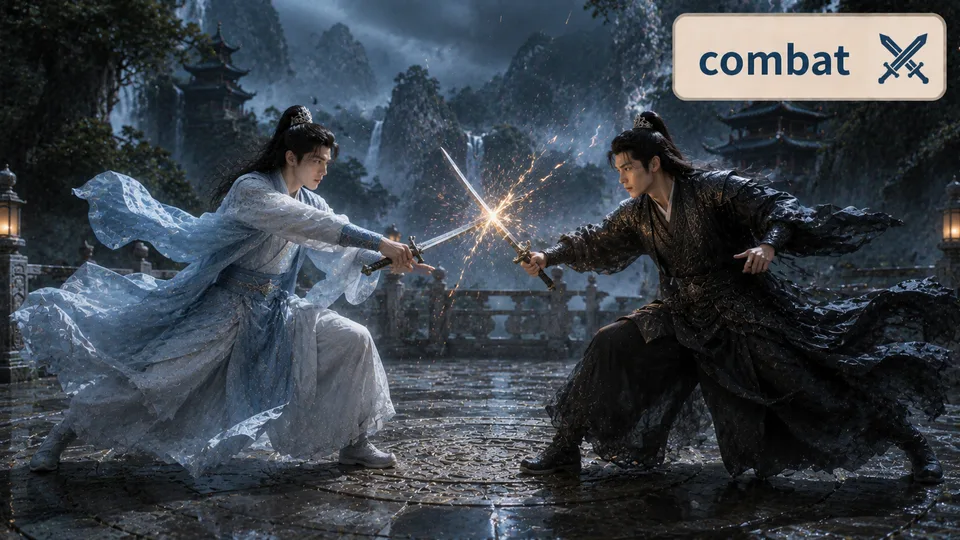combat 古风语义配图