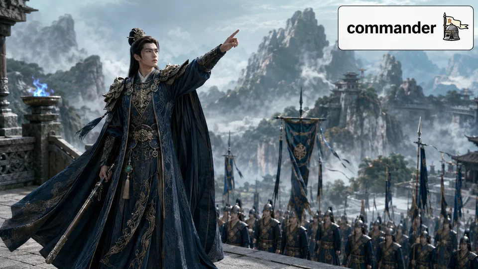commander 古风语义配图