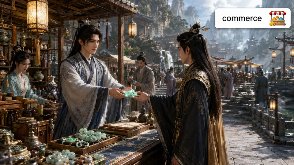 commerce 古风语义配图