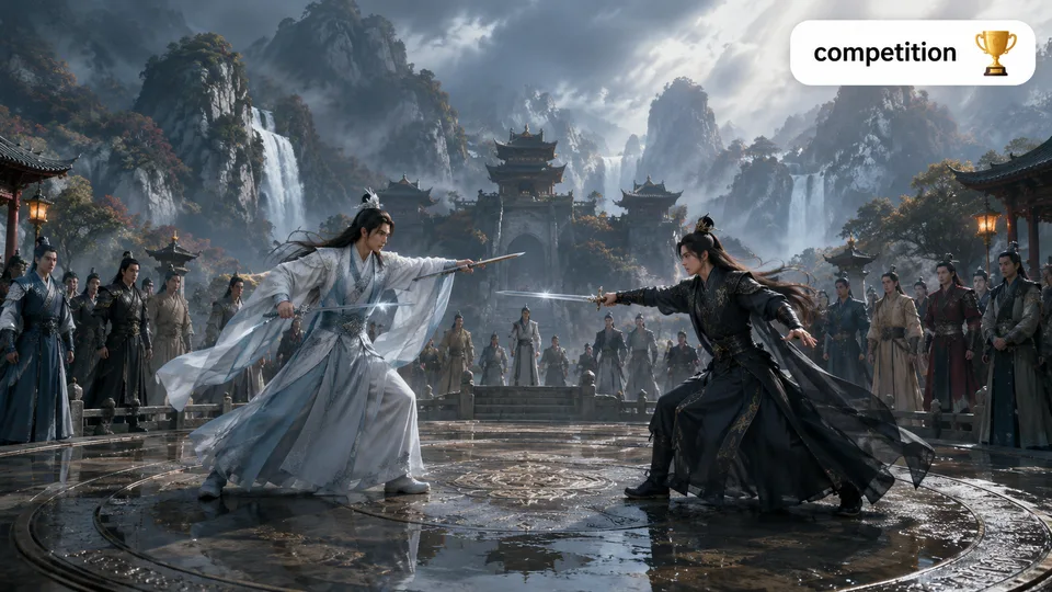competition 古风语义配图