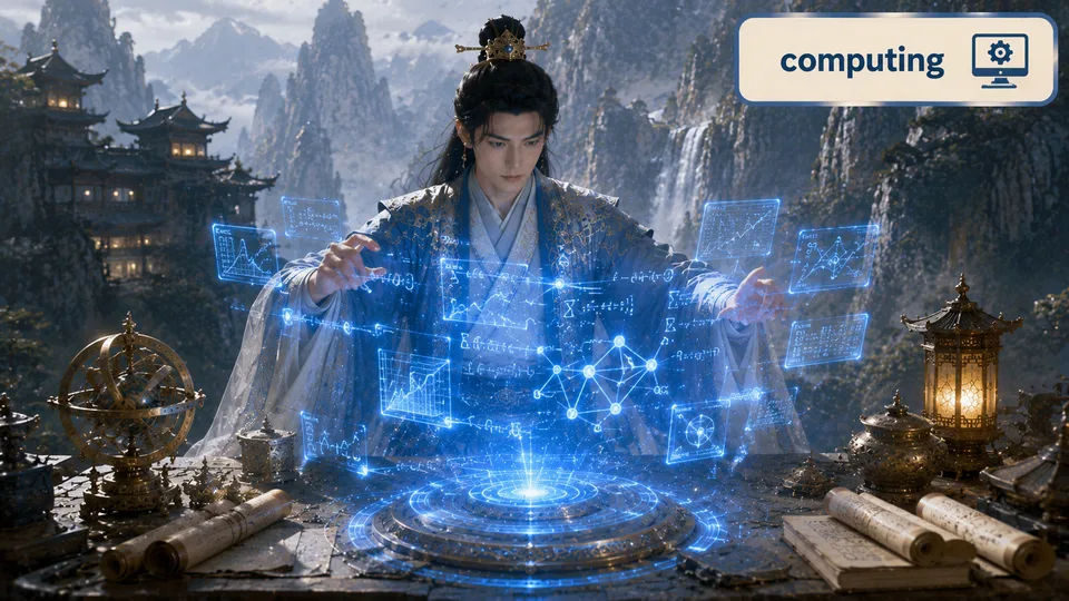 computing 古风语义配图