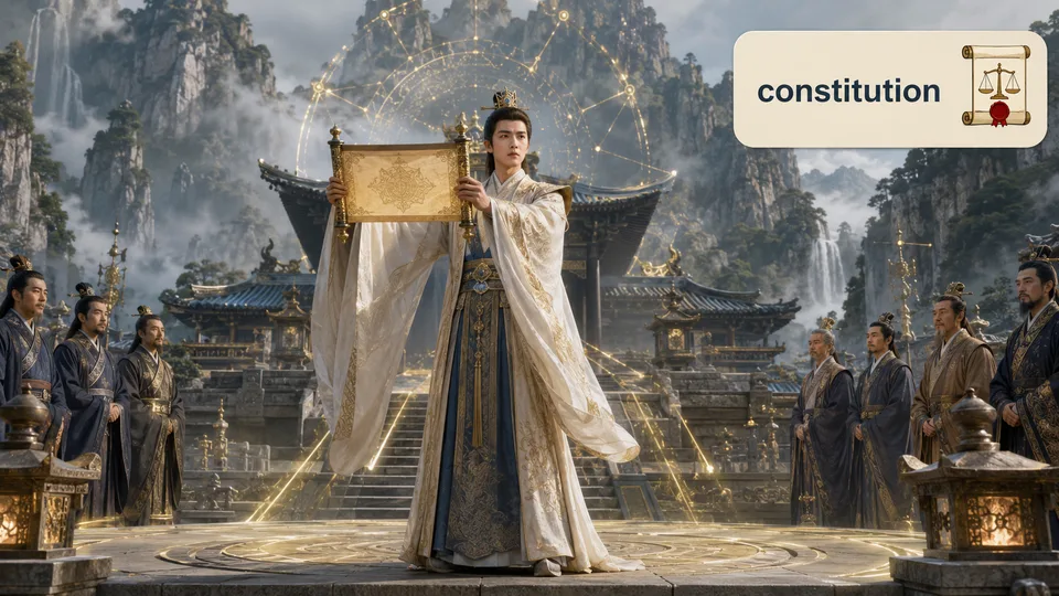 constitution 古风语义配图