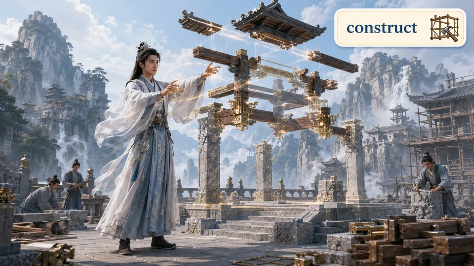 construct 古风语义配图