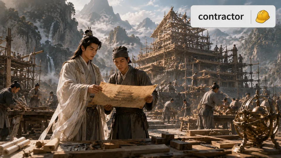 contractor 古风语义配图