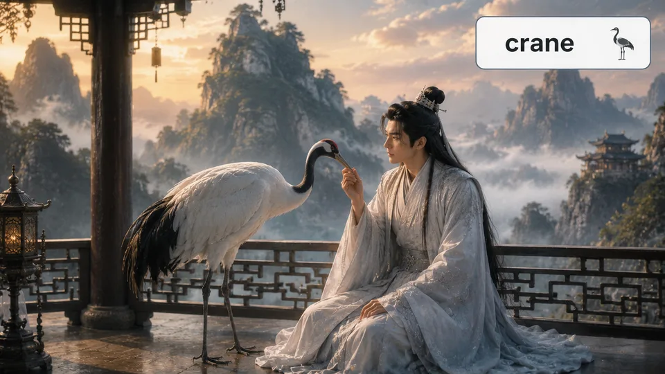 crane 古风语义配图