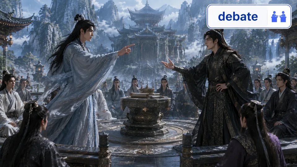 debate 古风语义配图