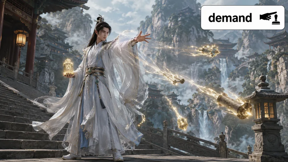 demand 古风语义配图
