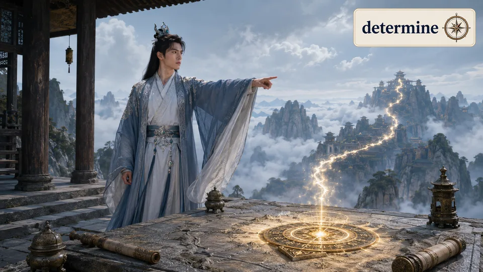 determine 古风语义配图