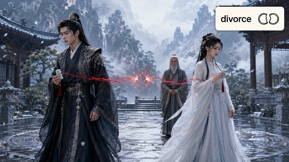 divorce 古风语义配图