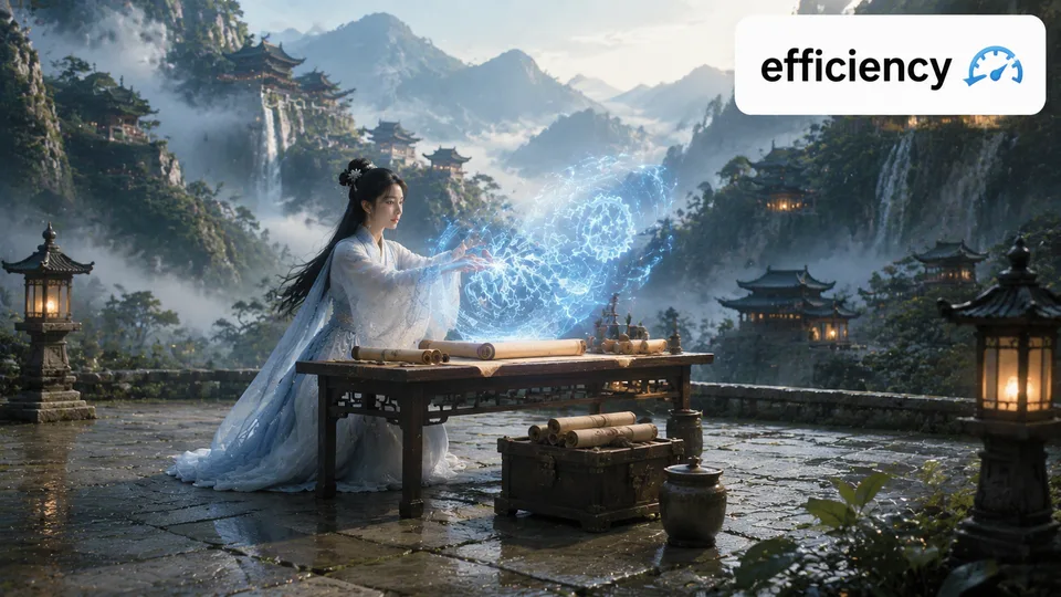 efficiency 古风语义配图