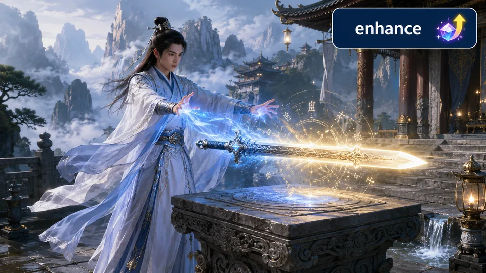 enhance 古风语义配图