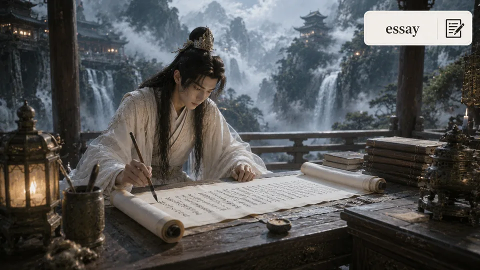 essay 古风语义配图