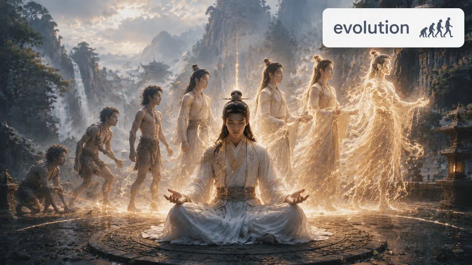 evolution 古风语义配图
