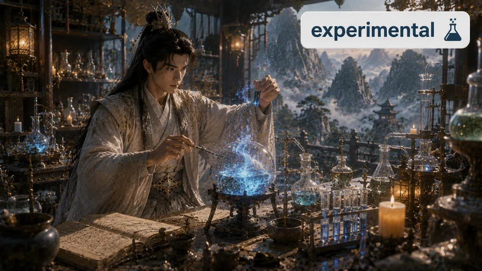 experimental 古风语义配图