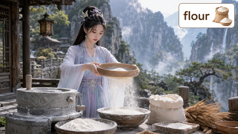 flour 古风语义配图
