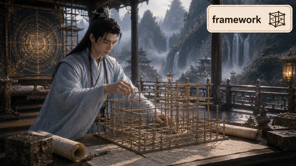 framework 古风语义配图