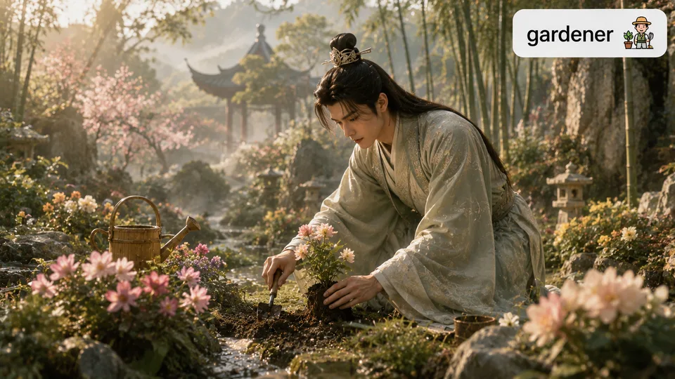 gardener 古风语义配图