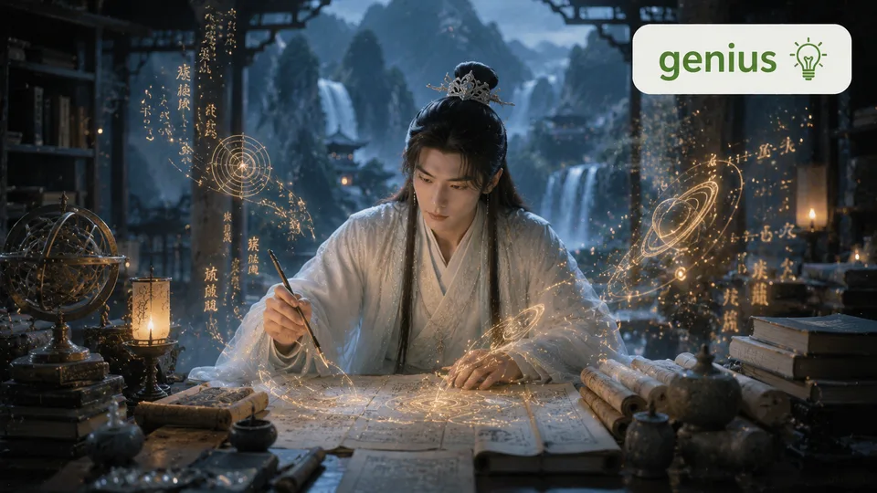 genius 古风语义配图