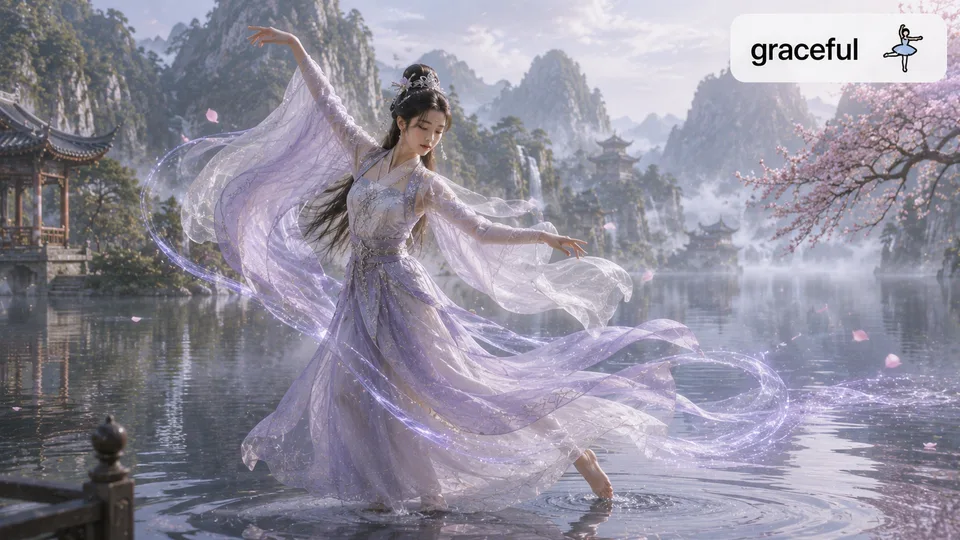 graceful 古风语义配图