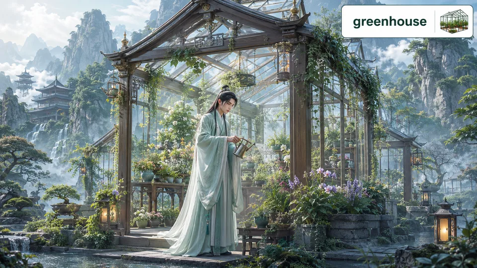 greenhouse 古风语义配图