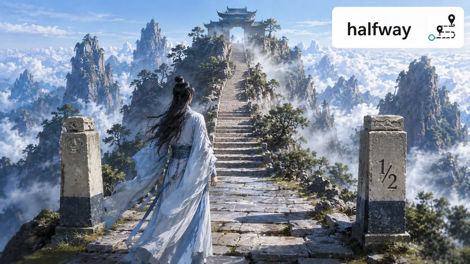 halfway 古风语义配图
