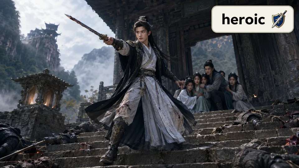 heroic 古风语义配图