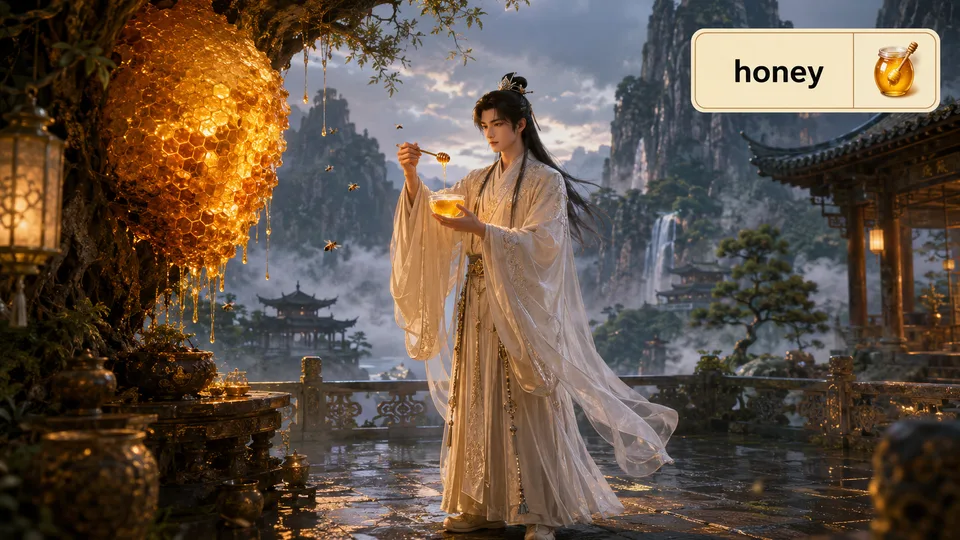 honey 古风语义配图
