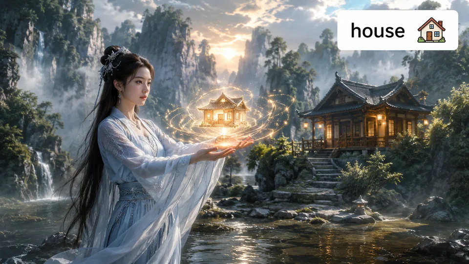 house 古风语义配图