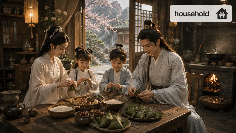 household 古风语义配图