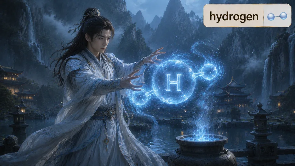 hydrogen 古风语义配图