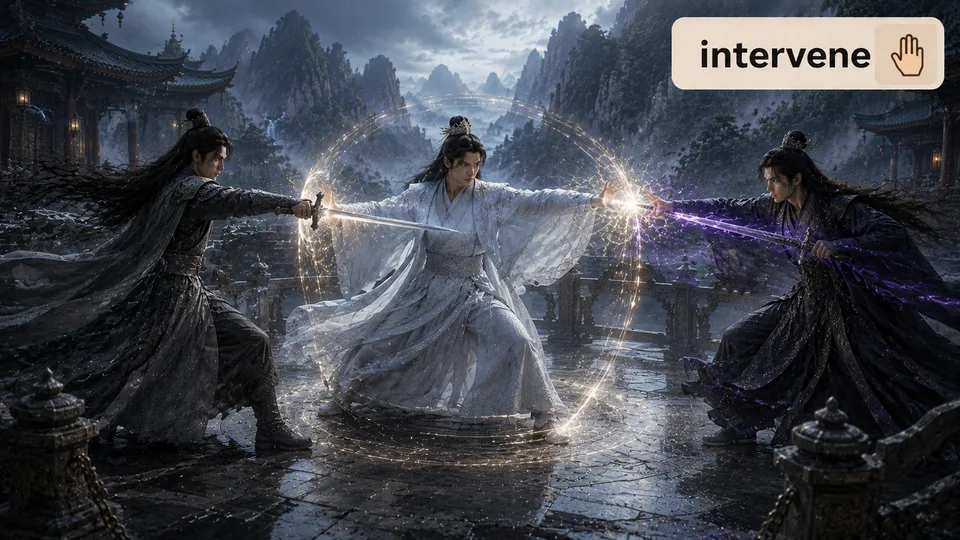 intervene 古风语义配图