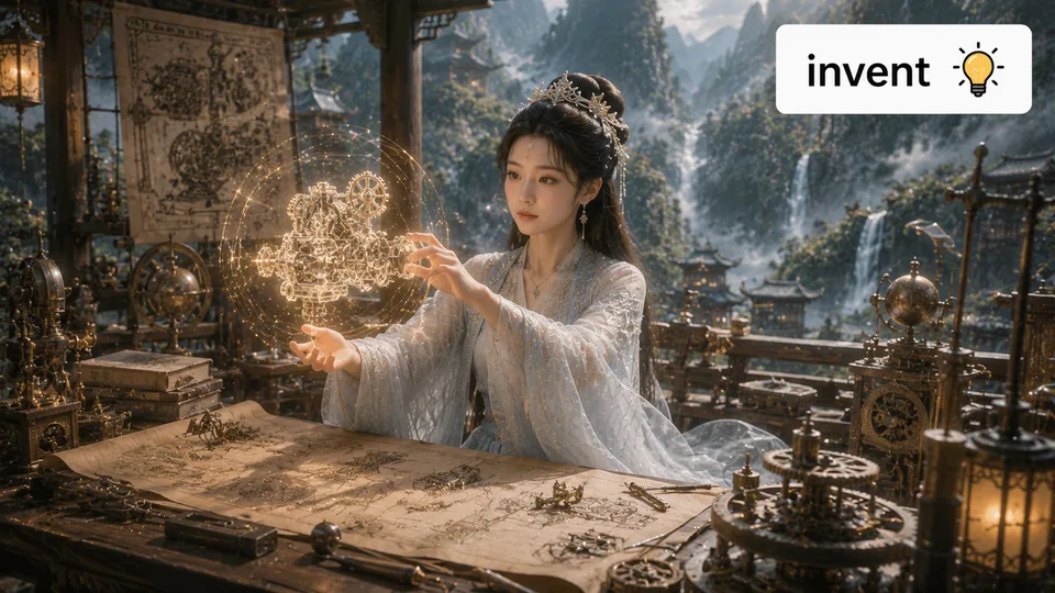 invent 古风语义配图