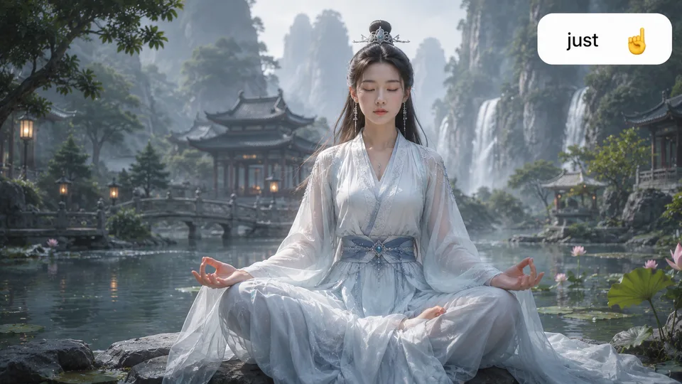 just 古风语义配图
