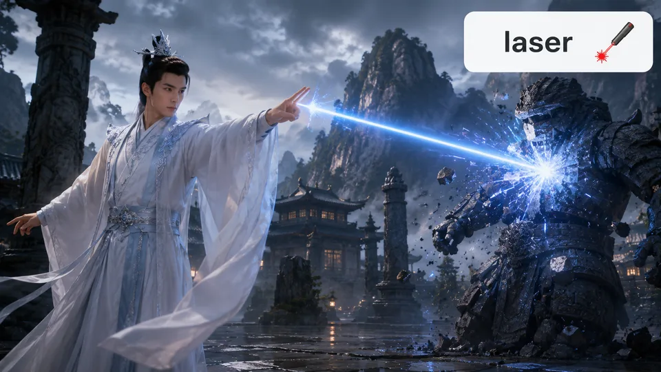 laser 古风语义配图