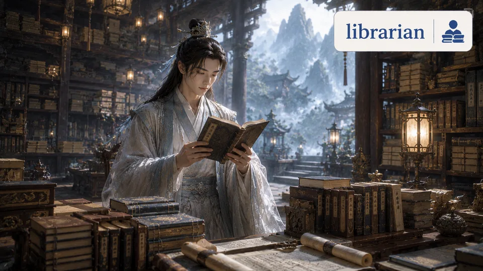 librarian 古风语义配图