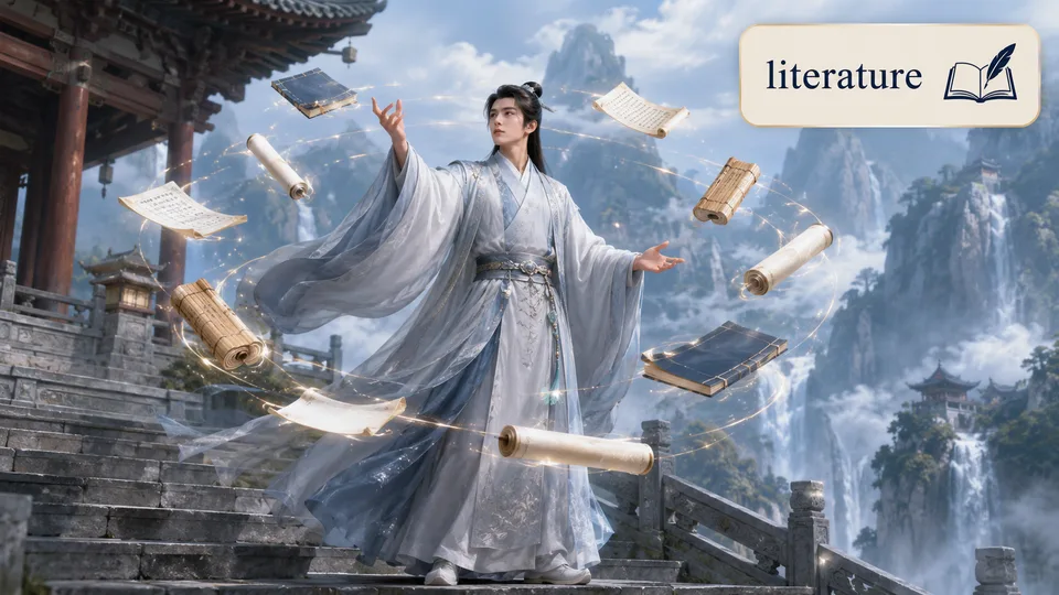 literature 古风语义配图
