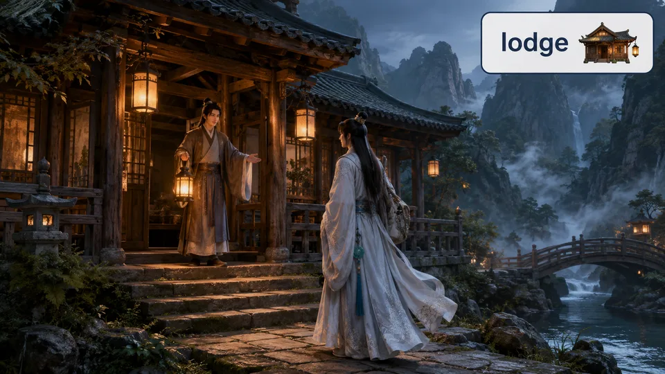 lodge 古风语义配图