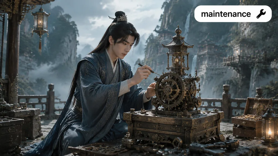 maintenance 古风语义配图