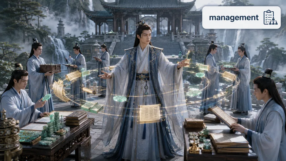 management 古风语义配图